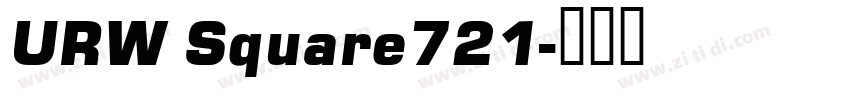 URW Square721字体转换 URW Square721字体转换